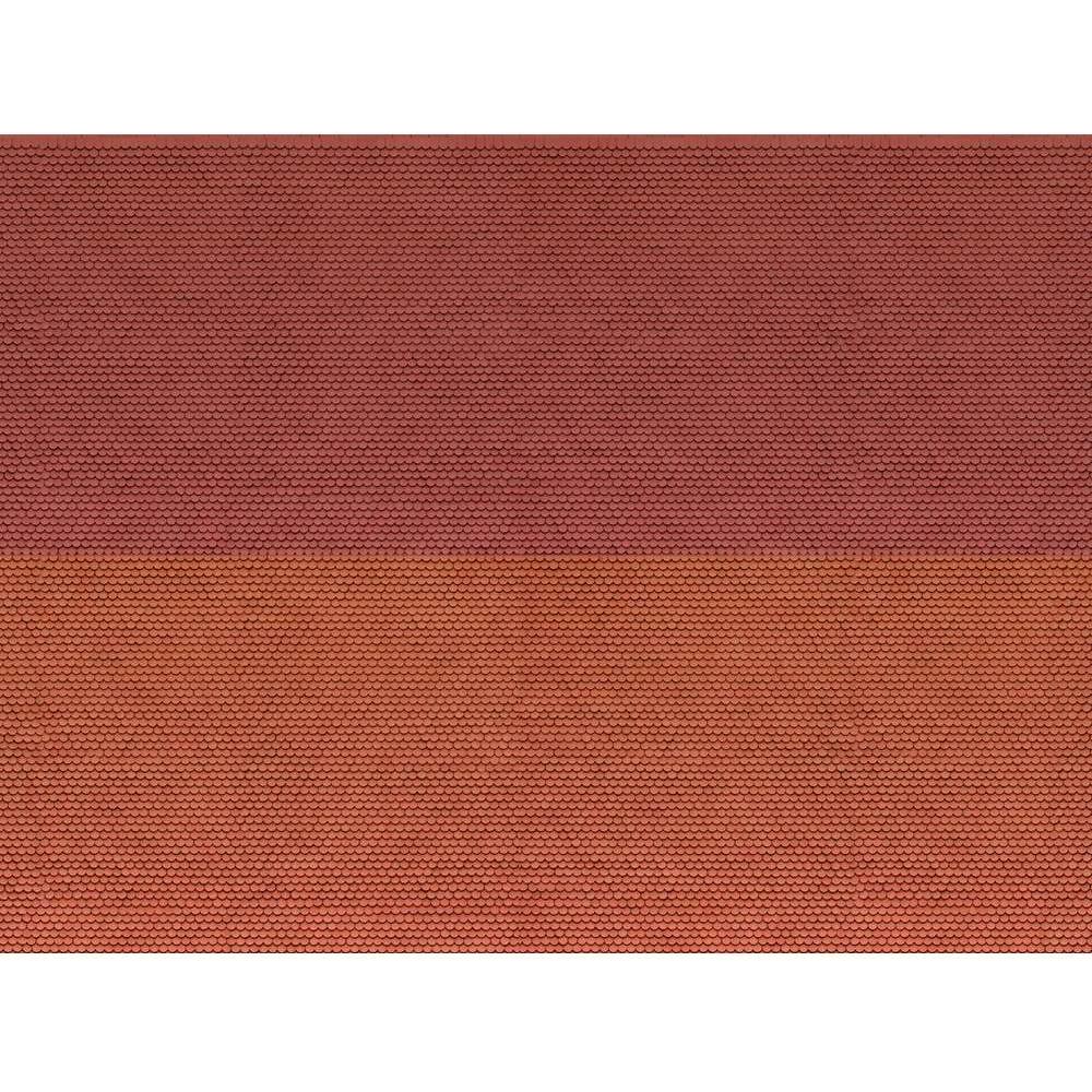 Noch N 3D-Kartonplatte Biberschwanz