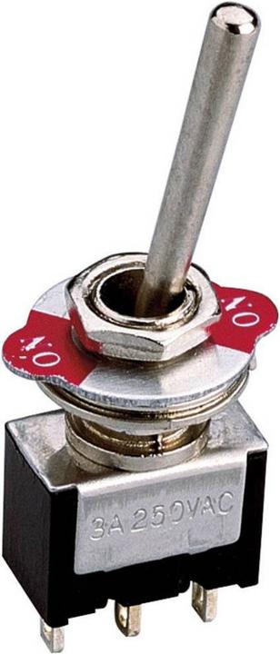 Actual product image Tru Components Miniature toggle switch 250 V/AC 3 A