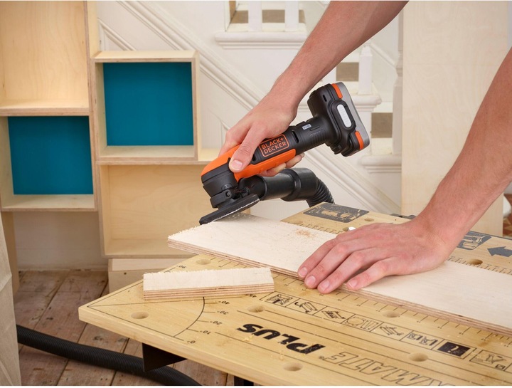 Image du produit Black & Decker Black+Decker Perceuse sans fil 2K + Ponceuse sans fil (Plateau de ponçage triangulaire)
