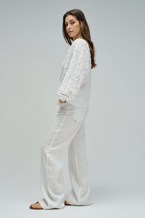 Immagine prodotto Salsa Jeans Langarmbluse Textured Shirt Lace Detail (XS)