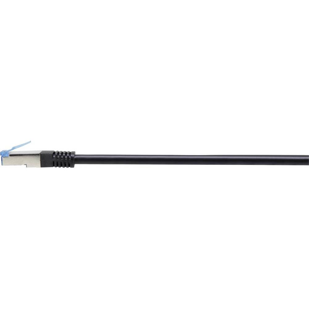 Thumbnail - Renkforce RF-4673686 RJ45 Netzwerkkabel, Patchkabel CAT 6a S/STP 1.00 m Schwarz UV-Beständig 1 St. (S/STP, CAT6a, 1 m), ...