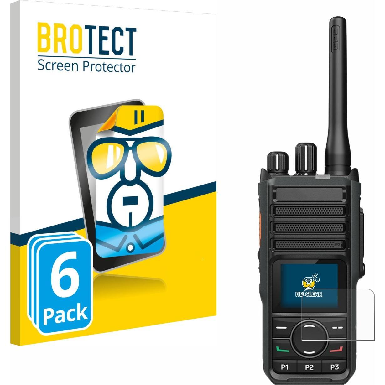 BROTECT Pellicola Trasparente, Accessori per walkie-talkie