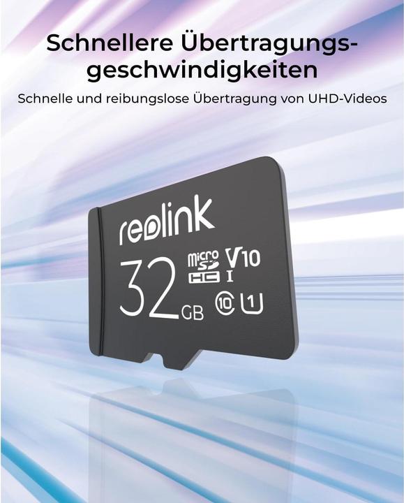 Actual product image Reolink MicroSD (32 GB, microSDHC, U1, UHS-I)