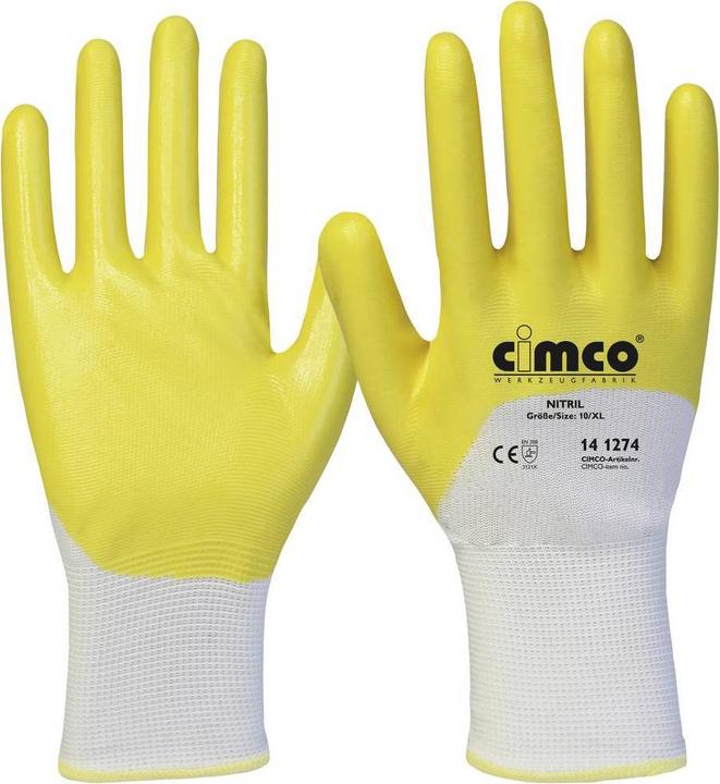 Produktbild Cimco Arbeitshandschuh Nitril Grösse 8/M (8, M)