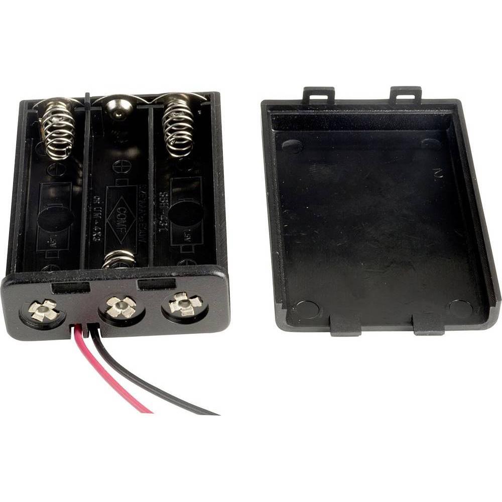 Thumbnail - Tru Components Batteriehalter, Batterie Zubehör, Schwarz