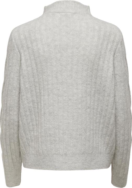 Image du produit JdY Pull en maille torsadée avec fermeture éclair (L)