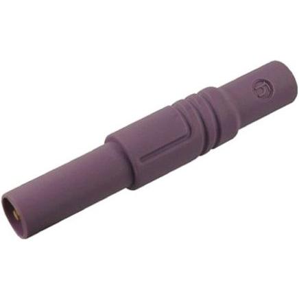 Hirschmann Test & Measurement Sicherheits-Lamellenstecker LAS S G, Elektronikkabel + Stecker, Violett