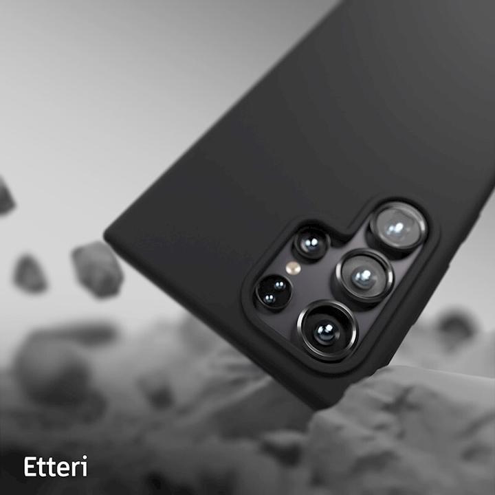 Actual product image Etteri Silicone Mag case for Samsung Galaxy S25 Ultra black (Samsung Galaxy S25 Ultra)