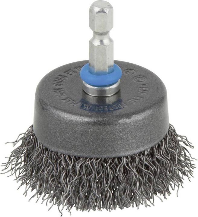 Produktbild wolfcraft 1 Stahldraht-Topfbürste S=6-kt. ø80mm