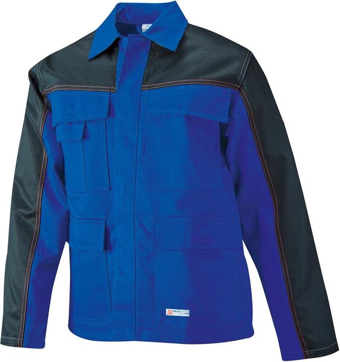Actual product image Planam Weld Shield jacket cornflower blue/black 54 (54)