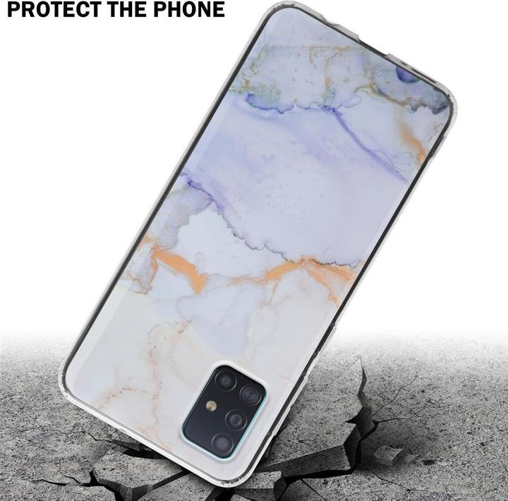 Image du produit Cadorabo Couverture IMD TPU Marbre coloré (Samsung Galaxy M40s)