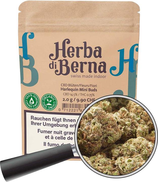 Produktbild Herba di Berna Harlequin Indoor Mini-Buds (2 g, Indoor)