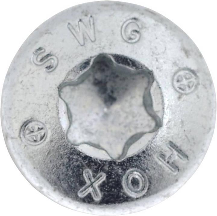 Actual product image SWG HOX professional wood screw Pan Head 5 x 50 with bit, full thread, galvanised (100 Screws per piece)