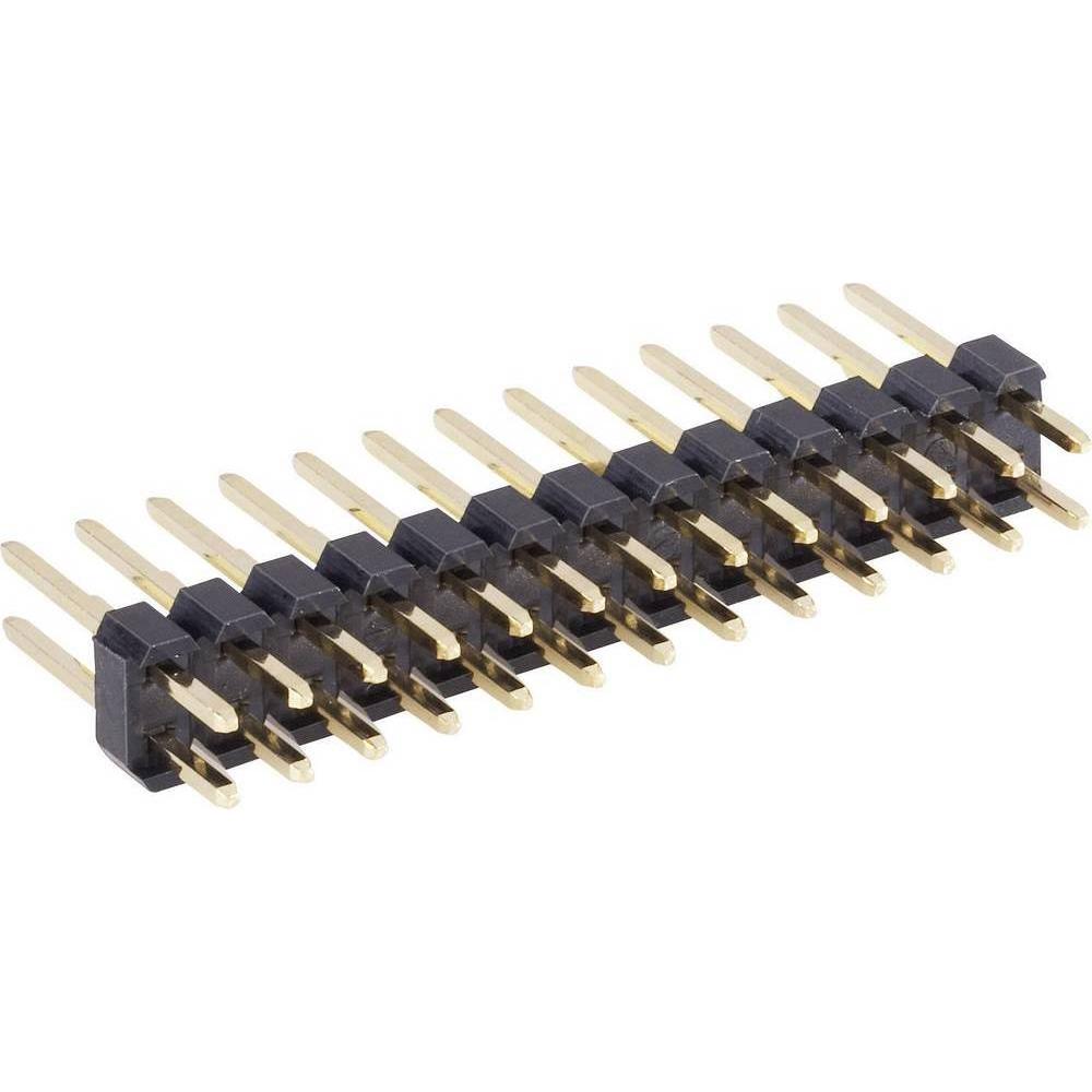 BKL Electronic Doppelreihige Stiftleiste, Elektronikkabel + Stecker, Schwarz