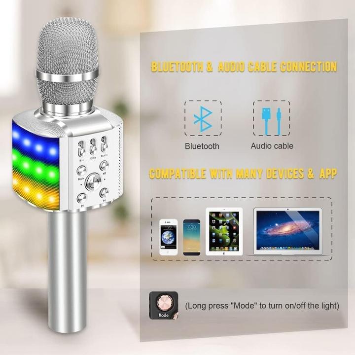 Actual product image Bonaok Karaoke microphone