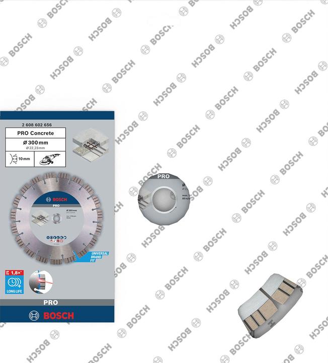 Produktbild Bosch Professional Zubehör PRO Concrete Diamanttrennscheibe, 300 x 22,23 mm
