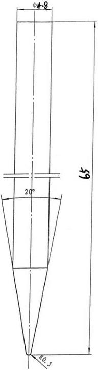 Actual product image Toolcraft Spare soldering tip (Soldering tip)