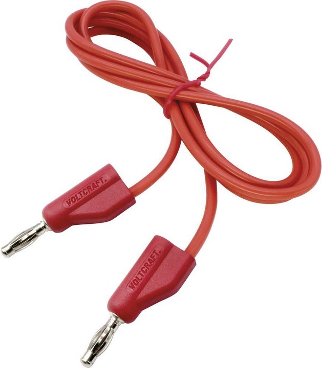 Immagine prodotto Voltcraft VC-10906895 Set di puntali per multimetro rosso (1 m)