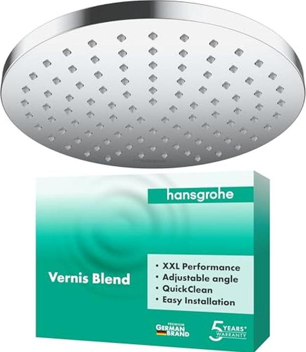 Produktbild hansgrohe Kopfbrause VERNIS Blend 200 1jet, chrom (1 Strahlarten, 12.40 l/min)