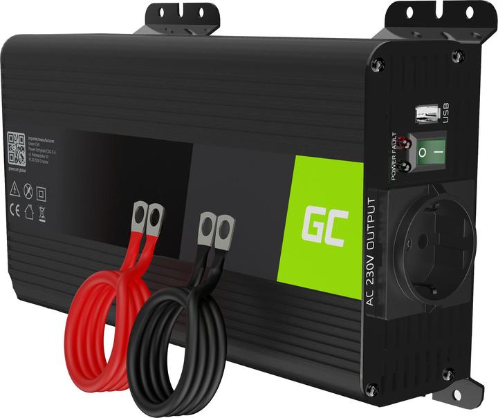 GreenCell INVGC16 - Universel - voiture - 12 V - 500 W - 230 V - DC-to-AC