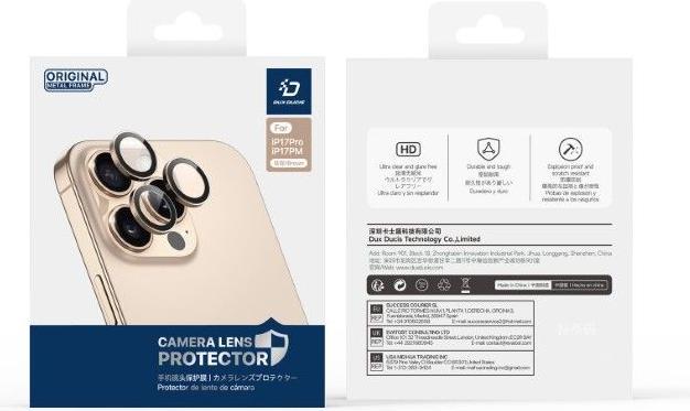 Produktbild Dux Ducis HAWK Series Kamera Schutzglas (1 Stk., Apple iPhone 17 Pro, Apple iPhone 17 Pro Max)