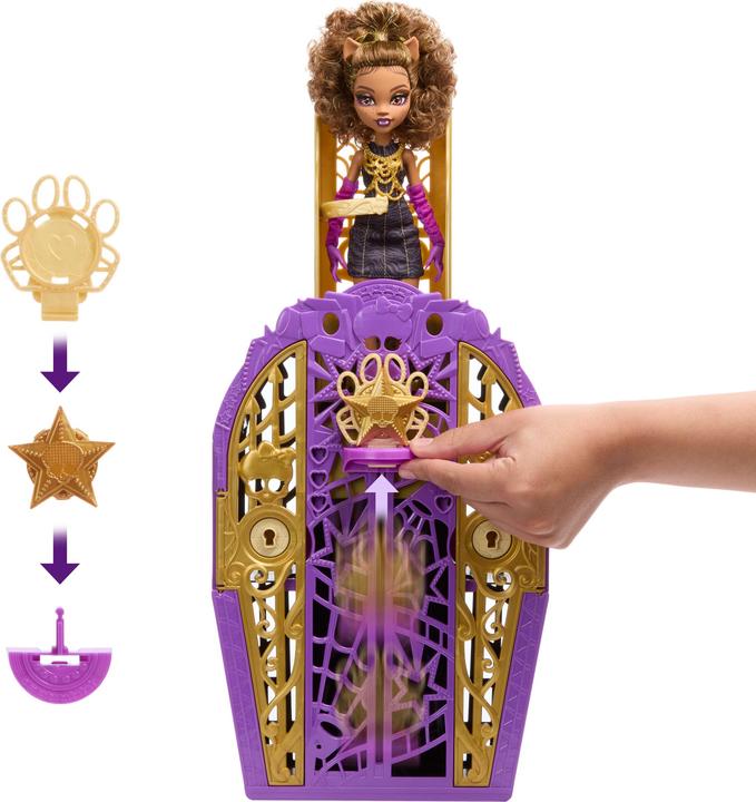 Image du produit Monster High Verborgene Schätze Clawdeen Puppe