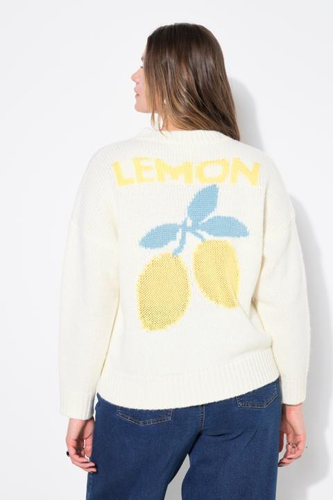 Image du produit Studio Untold Pull oversize, motif citrons dans le dos (46, 48)