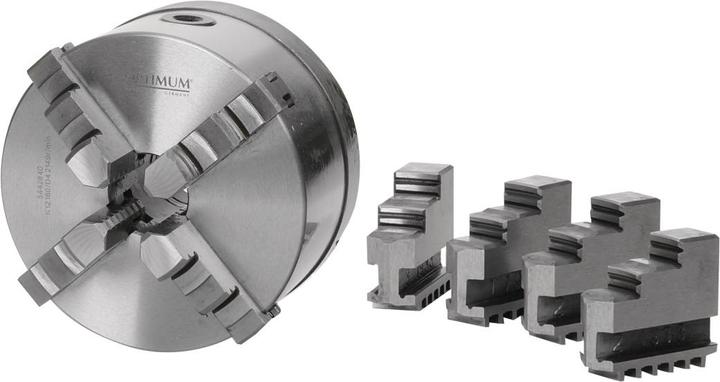Produktbild Optimum Vierbacken-Drehfutter Guss Camlock, zentrisch spannend Ø 200 mm DIN ISO 702-2 Nr. 4