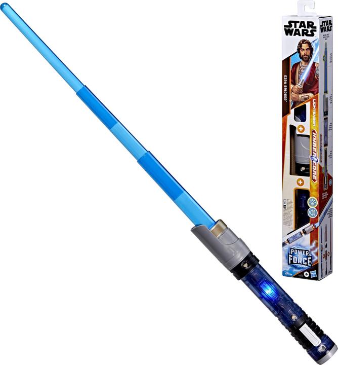 Actual product image Star Wars Lightsaber Forge Kyber Core Ezra Bridger, blaues individualisierbares elektronisches Licht