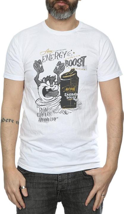 Actual product image Looney Tunes Mens Taz Energy Boost T-Shirt (3XL)