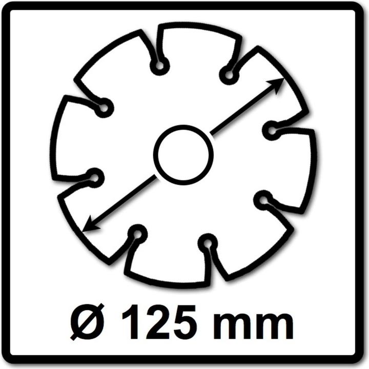 Productafbeelding Bosch Professional Bosch Standaard voor Universeel diamantzaagblad 125 x 22,23 mm 2 stuks ( 2x 2608615059 ) voor beton