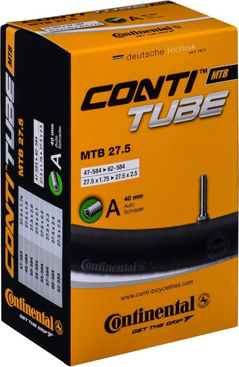 Actual product image Continental MTB Standard (Schrader (AV), 27.5", 40 mm)
