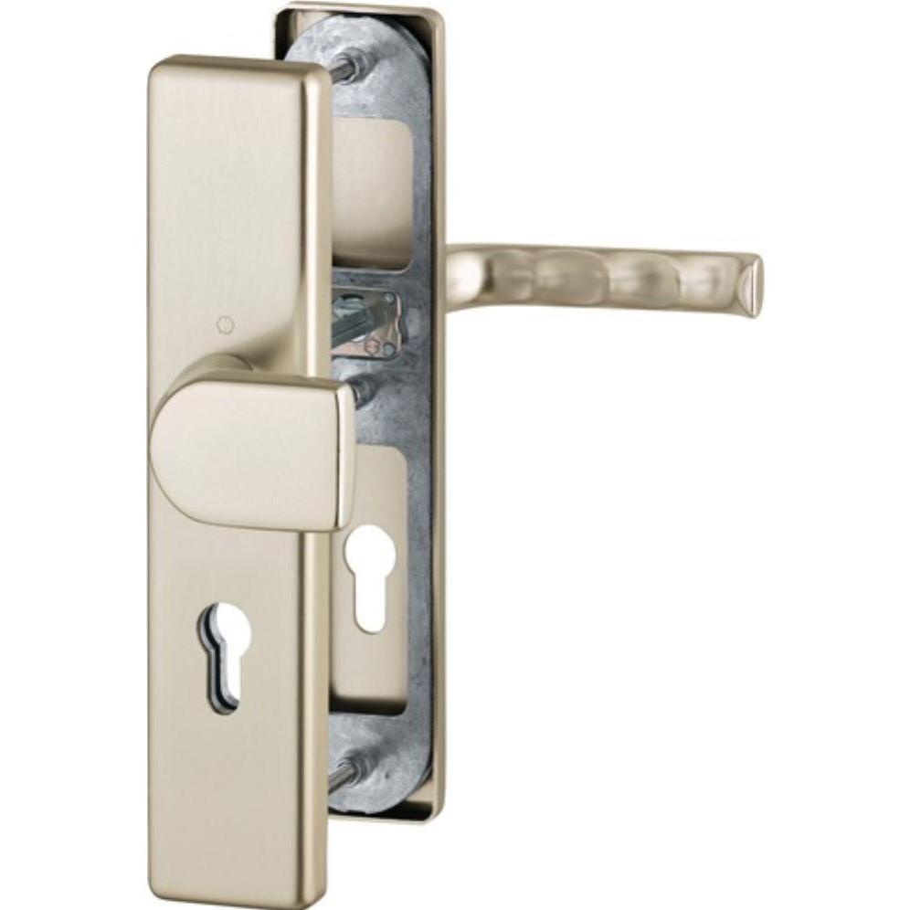 Hoppe, Türgriff + Fenstergriff, Schutzgarnitur London 78G/2221/2410/113 Aluminium F2 72 mm 41-46 mm (Türgriff)