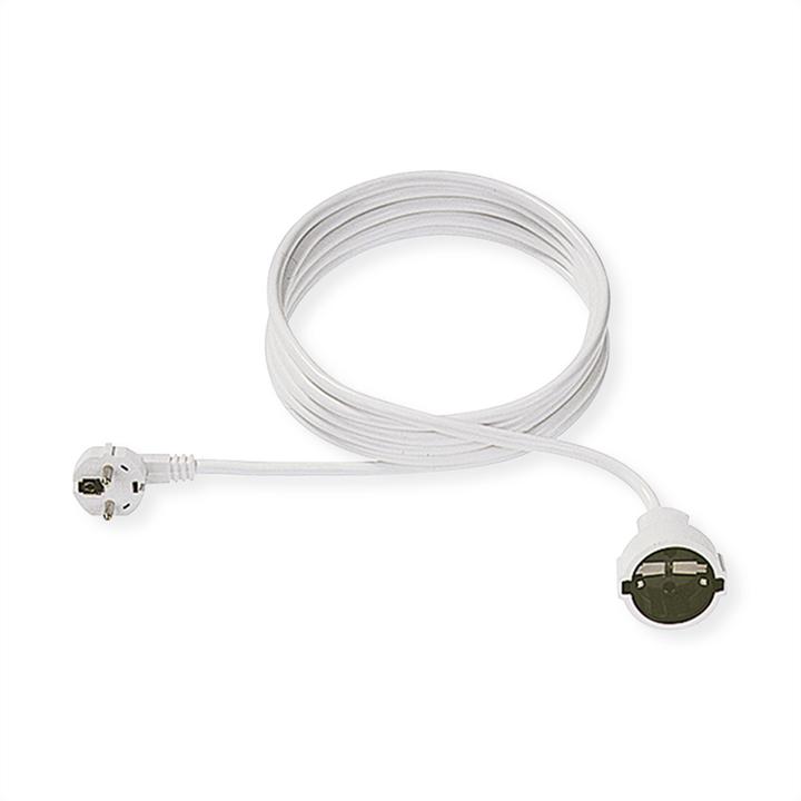 Immagine prodotto Bachmann Cavo di prolunga Schuko, 230VAC, bianco 5m (5 m, CEE 7/5, CEE 7/7)