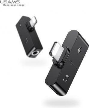 Usams SJ385 Lightning+3.5mm Charging&Audio Adapter (Lightning, 3.5mm Klinke)