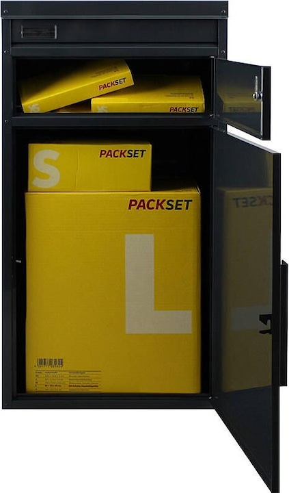 Actual product image SafePost 65 TIAMAT parcel box anth. + 8 keys