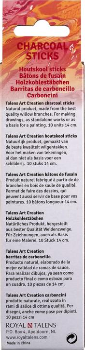 Immagine prodotto Talens Charcoal Sticks (10 Pieces) (10x)