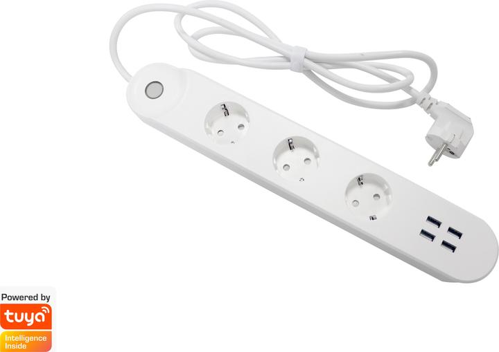 Produktbild Denver SHP-300U Smart Power-Steckdosenleiste (3x, CEE 7/5)