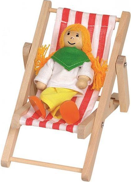 Produktbild Goki Liegestuhl Puppenhaus