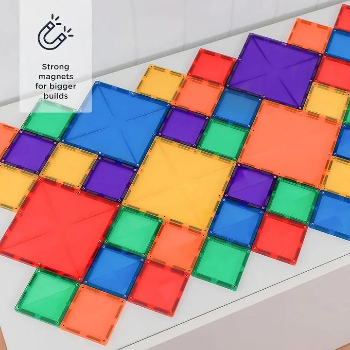 Actual product image Connetix Rainbow Square Pack