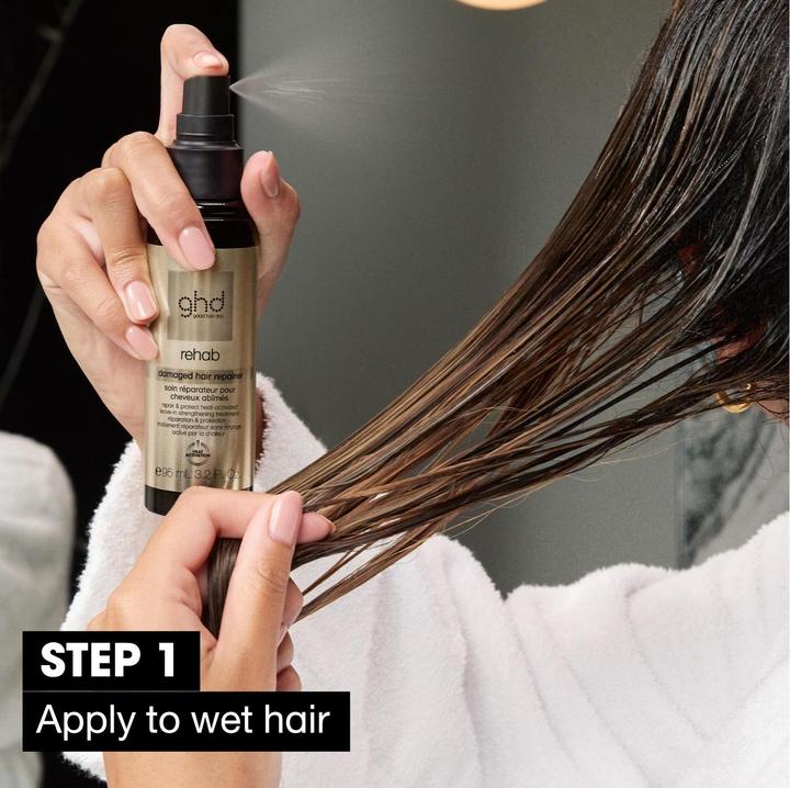 Actual product image ghd rehab damaged hair repairer Leave-in Treatment (95 ml)