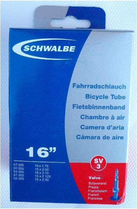 Produktbild Schwalbe N°3 (Presta (SV), 16", 40 mm)