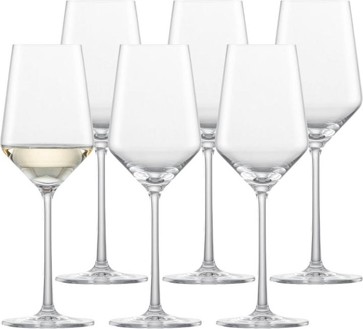 Zwiesel Riesling Weissweingläser PURE (30 cl, 6 Gläser, Weissweingläser)
