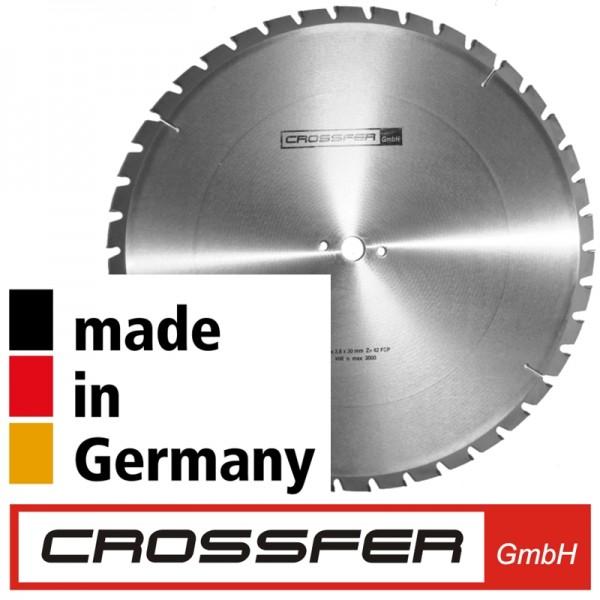 Produktbild Crossfer - NAGELFESTES HM SÄGEBLATT HOLZ-GROBSCHNITT 600 MM Ø x 3,8mm, Bohrung 30mm, 42 Zähne
