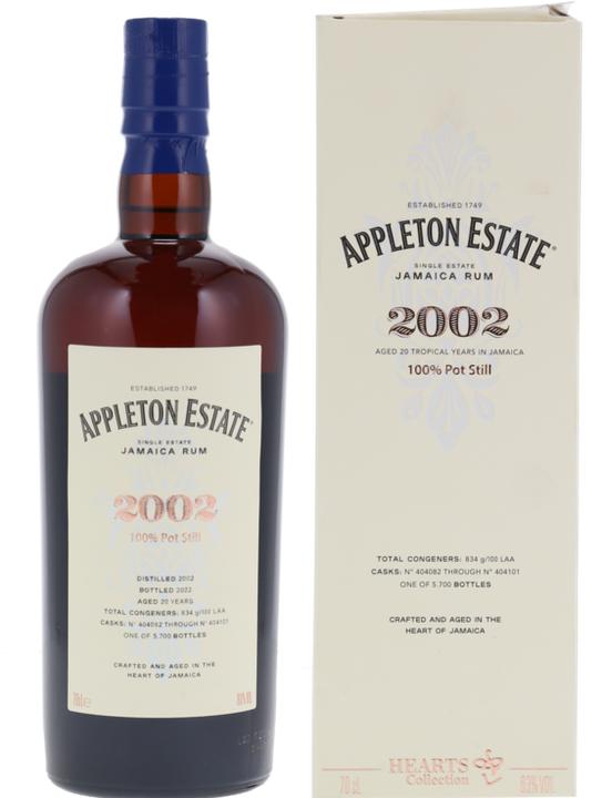 Produktbild Wray & Nephew Appleton Estate Hearts Collection 1993 0,7 Liter 63 % Vol.