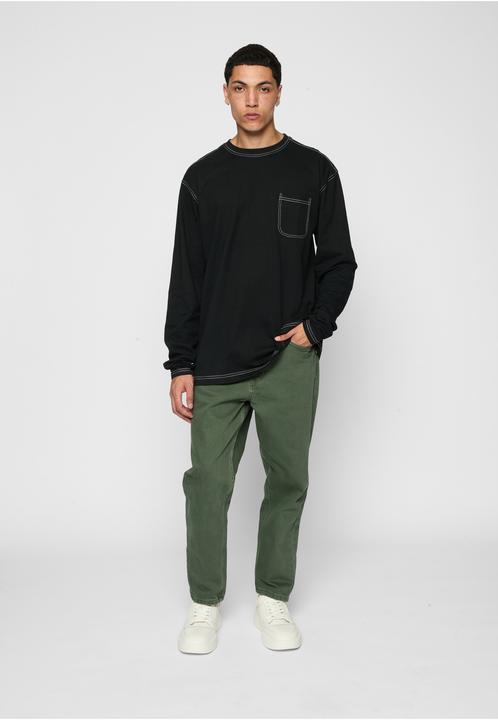 Produktbild Urban Classics Longsleeve Heavy Oversized Contrast Stitch (M)