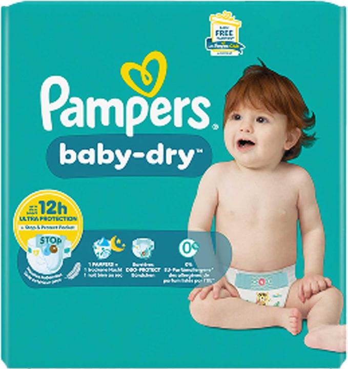 Actual product image Pampers Baby-Dry (Size 4, Monthly box, 204 pcs.)