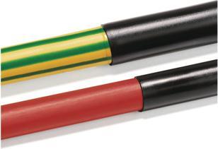 Produktbild HellermannTyton Thin wall tubing A/L 4:1 1.2m 16/4 black (125x)