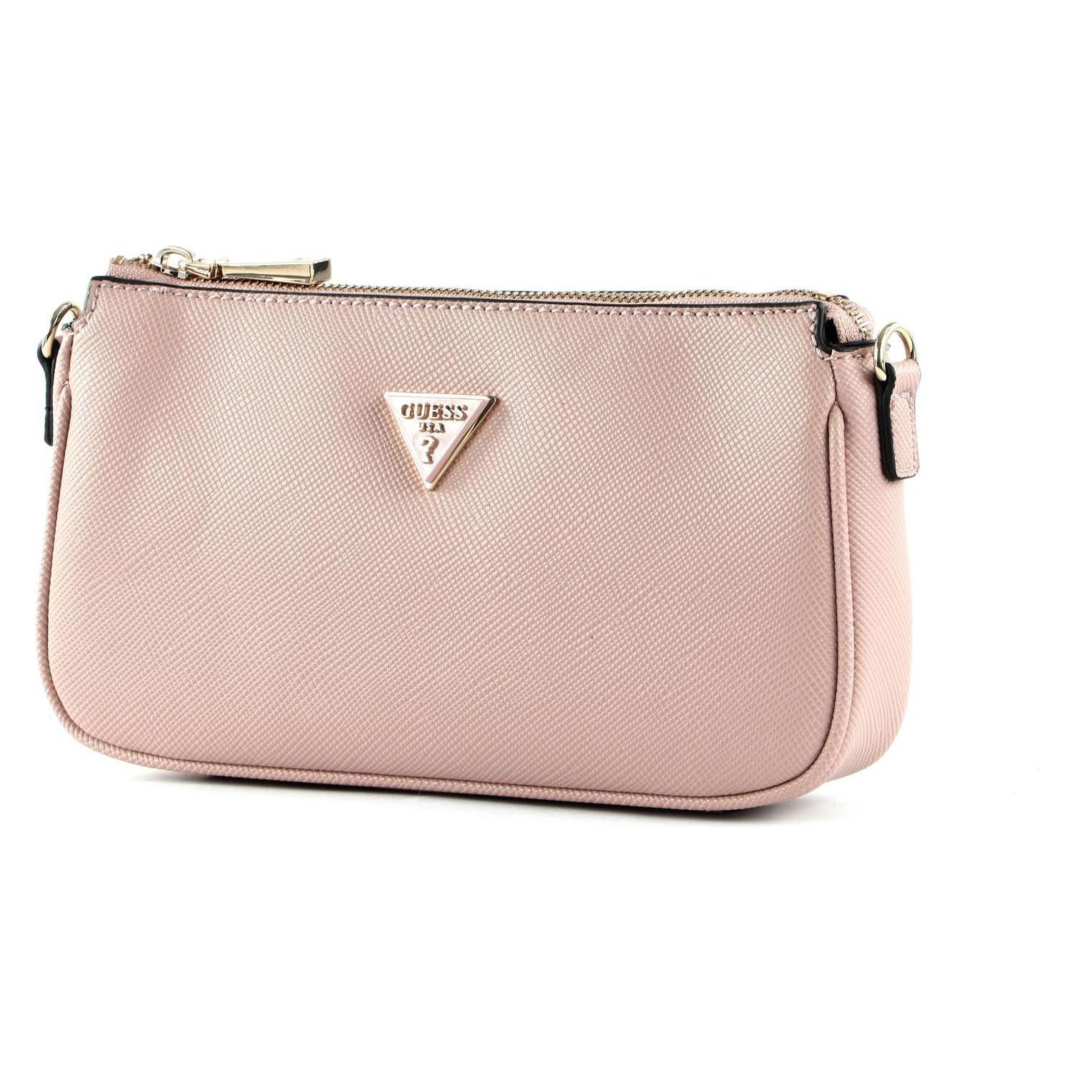 Guess, Damen, Handtasche, Alexie Double Pouch Crossbody, Rosa