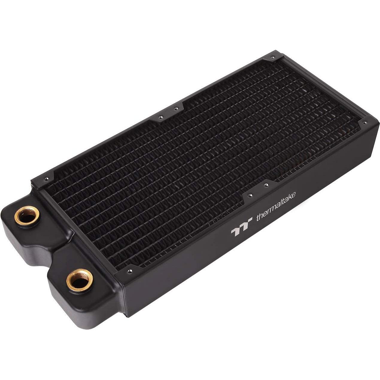 Thermaltake Pacific CLM240 (120 mm), Wasserkühlung Radiator, Schwarz